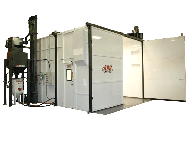 sandblasting room