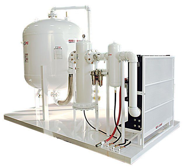 deliquescent air dryer skid