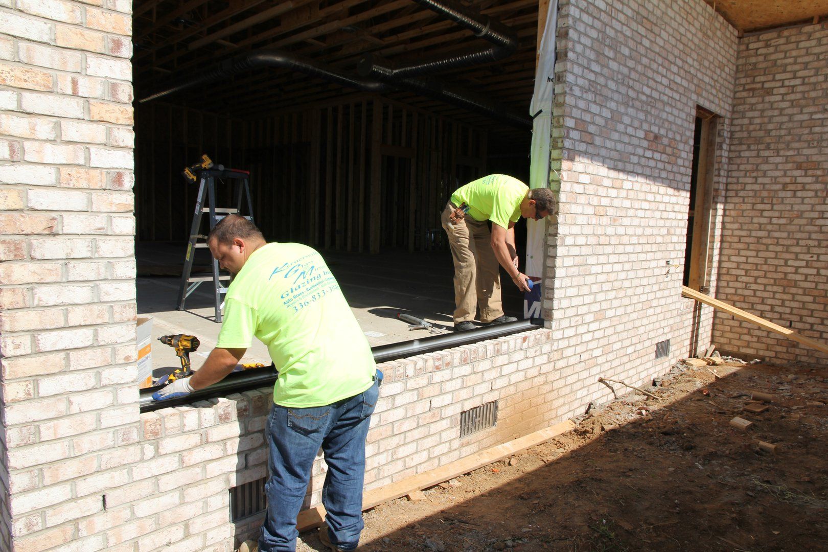 Installing Commercial Storefront Repair