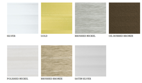 Sample Hardware Colors