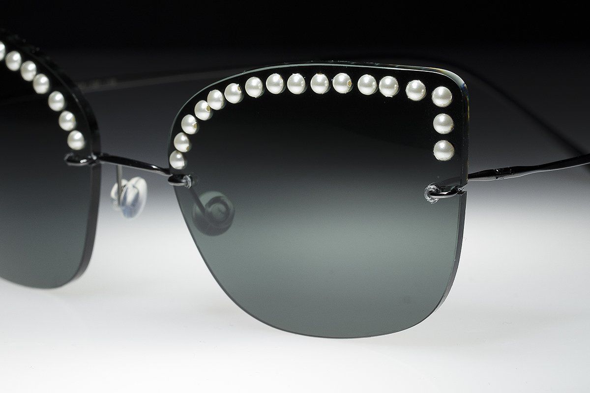 occhiale sole donna gioiello con swarovski e brillanti Leggerissimi