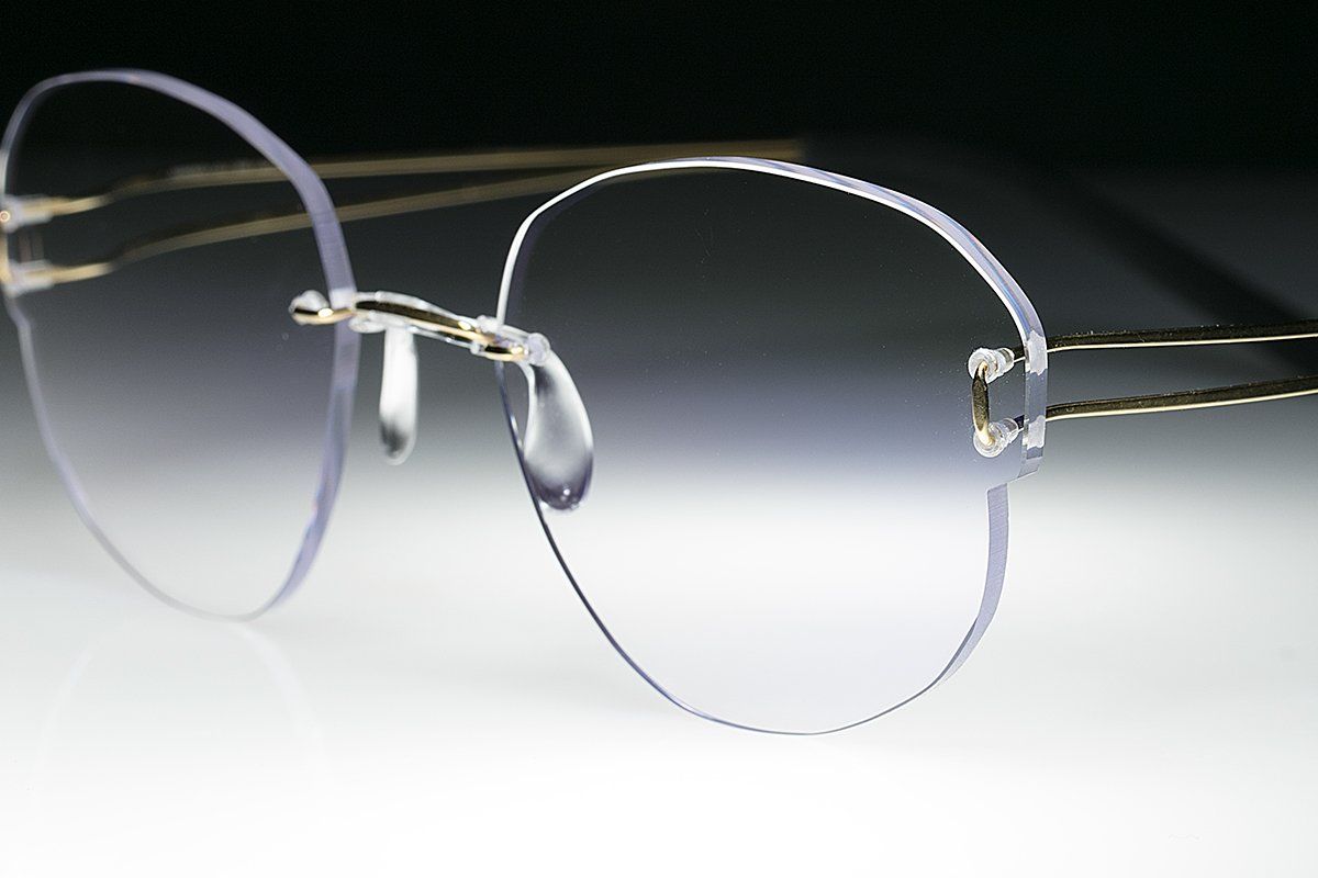 ultralight rimless glasses