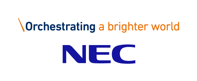 NEC logo with the tagline