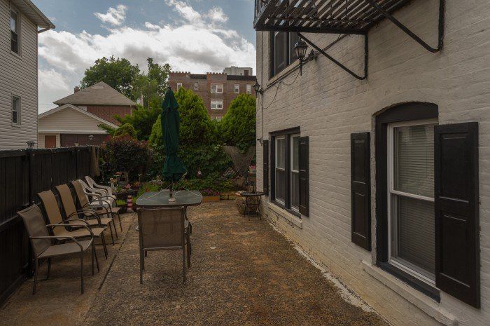 Anderson Court Cliffside Park Backyard