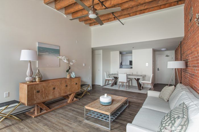 SilverBrick Lofts Living Room