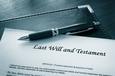 Lawyer — Last will and testament document with pen in Sandusky, OH Lawyer — Last will and testament document with pen in Sandusky, OH