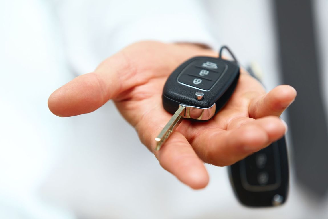 chiave di un'auto
