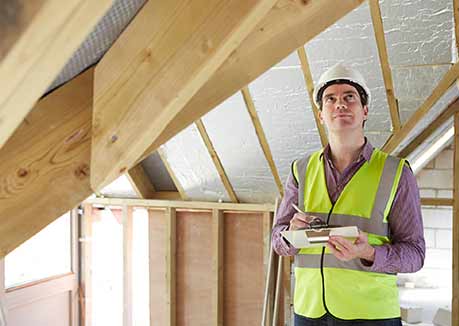 Man Inspecting — Home Inspections nc in Hickory, NC Man Inspecting — Home Inspections nc in Hickory, NC
