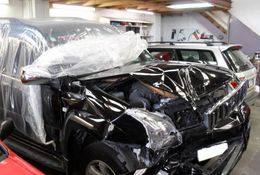 Smash repairs underway in Wellington