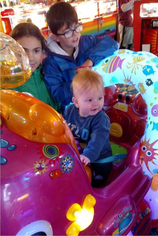 Carousel Amusements in Westward Ho!, Devon UK is perfect for kids, adults and old ones too. Perfect family fun at the seaside