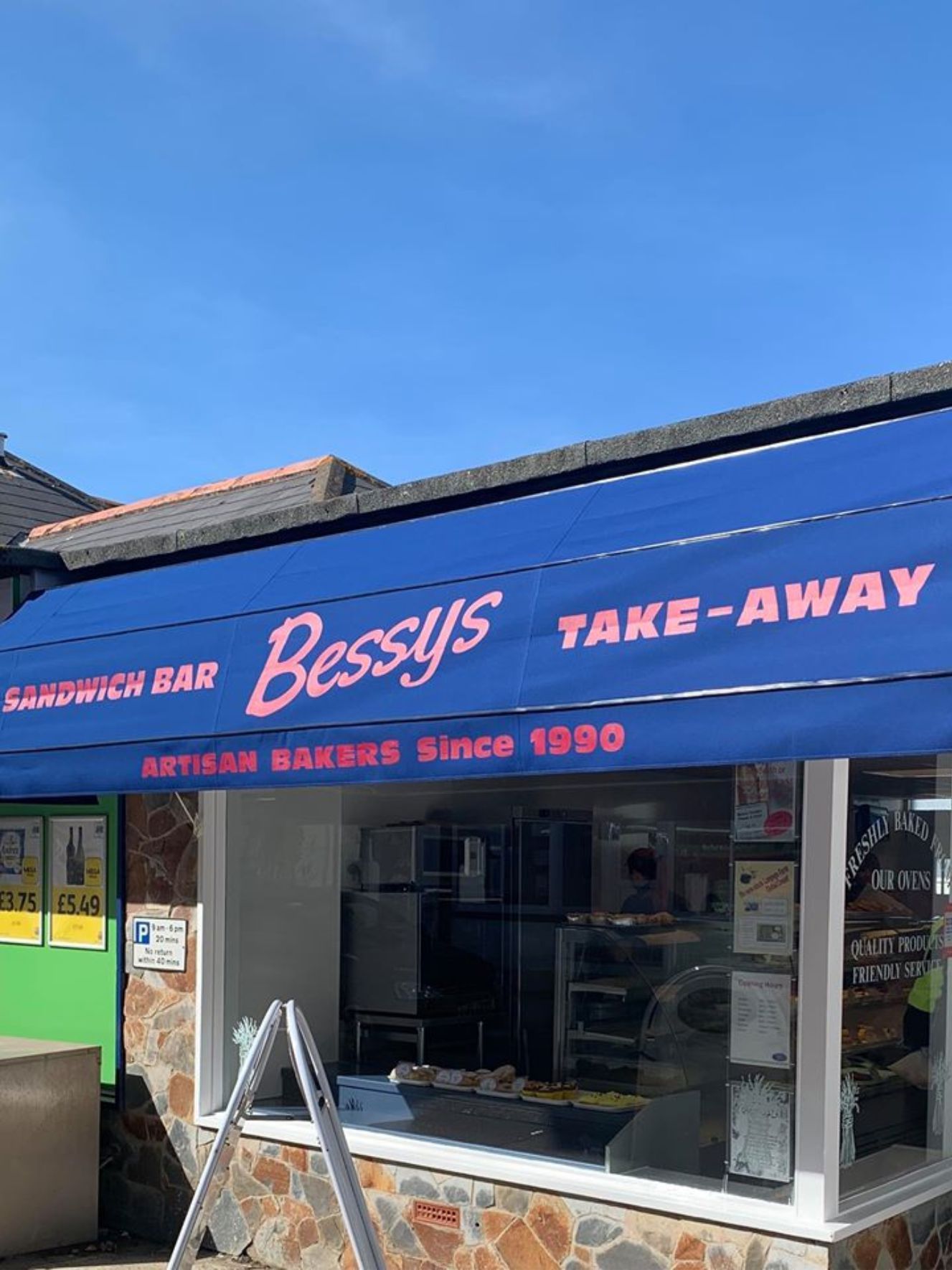 Bessys Bakery in Westward Ho! Devon Uk