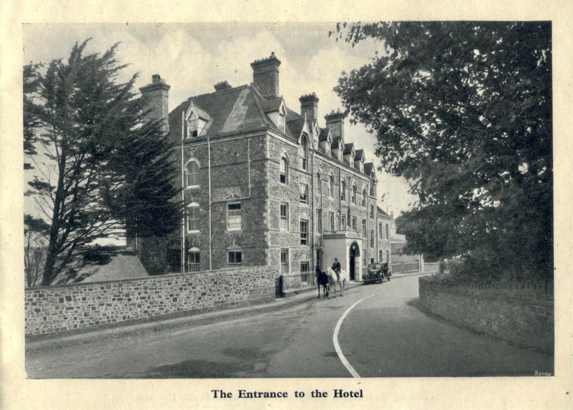 Ho! Hotel grand entrance in built in 1856 was the start of Westward Ho!