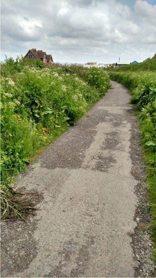 The end of the Kipling Tors walk heading back into Westward ho! You have completed the walk