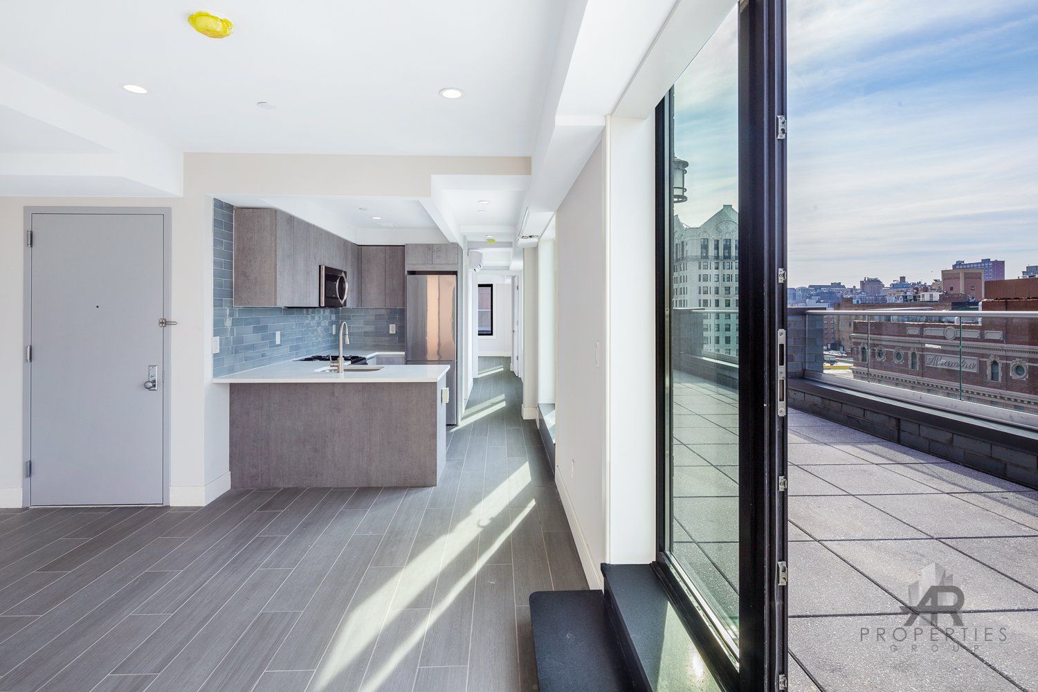 2121 ACP patio and view of kitchen