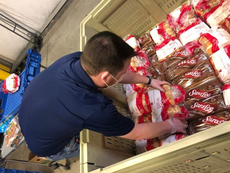 MBK Volunteers at The Food Bank of Western Mass