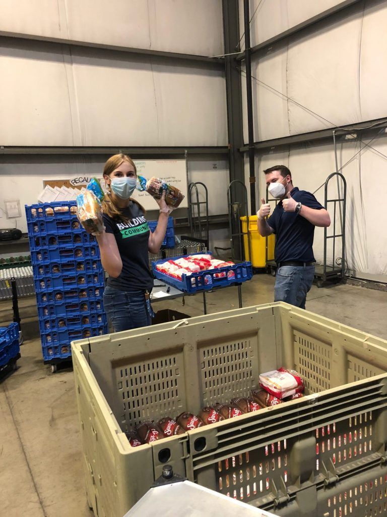 MBK Volunteers at The Food Bank of Western Mass