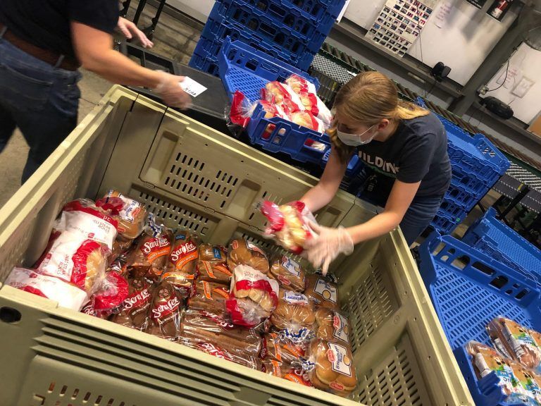 MBK Volunteers at The Food Bank of Western Mass