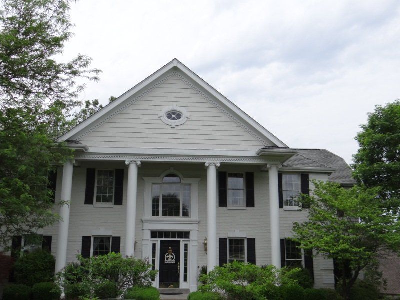 exterior view of a house after house refacing