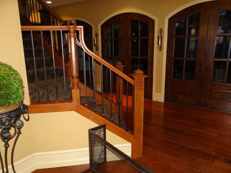 newly constructed staircase