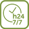 Funzionamento H24 - 7/7
