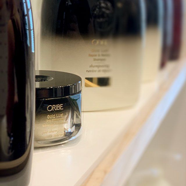 Oribe treatments on shelf