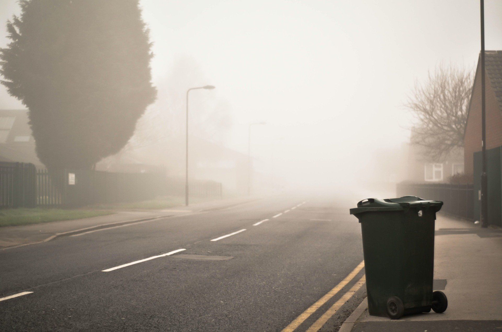 garbage bin