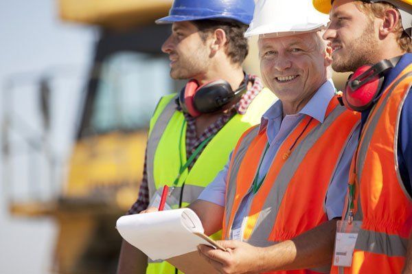 contractor smiling