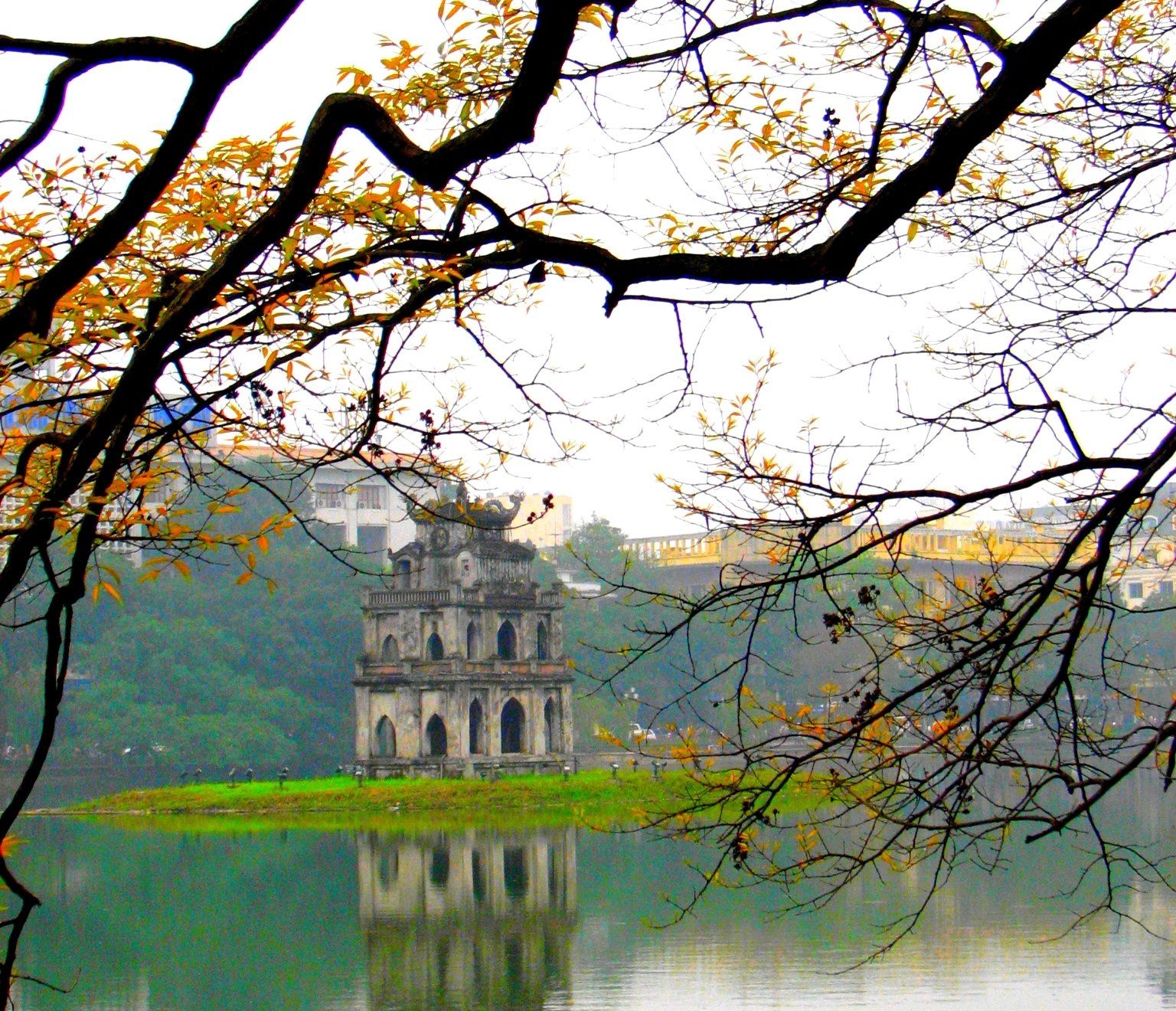Hoan Kiem meer in Hanoi