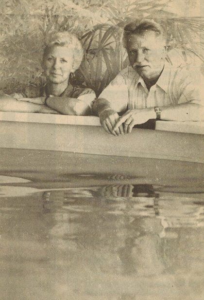 Black and White Picture of Man and Woman — St. John, IN — St. John Pool Center