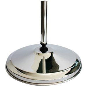 base ottone cromato per 1 asta