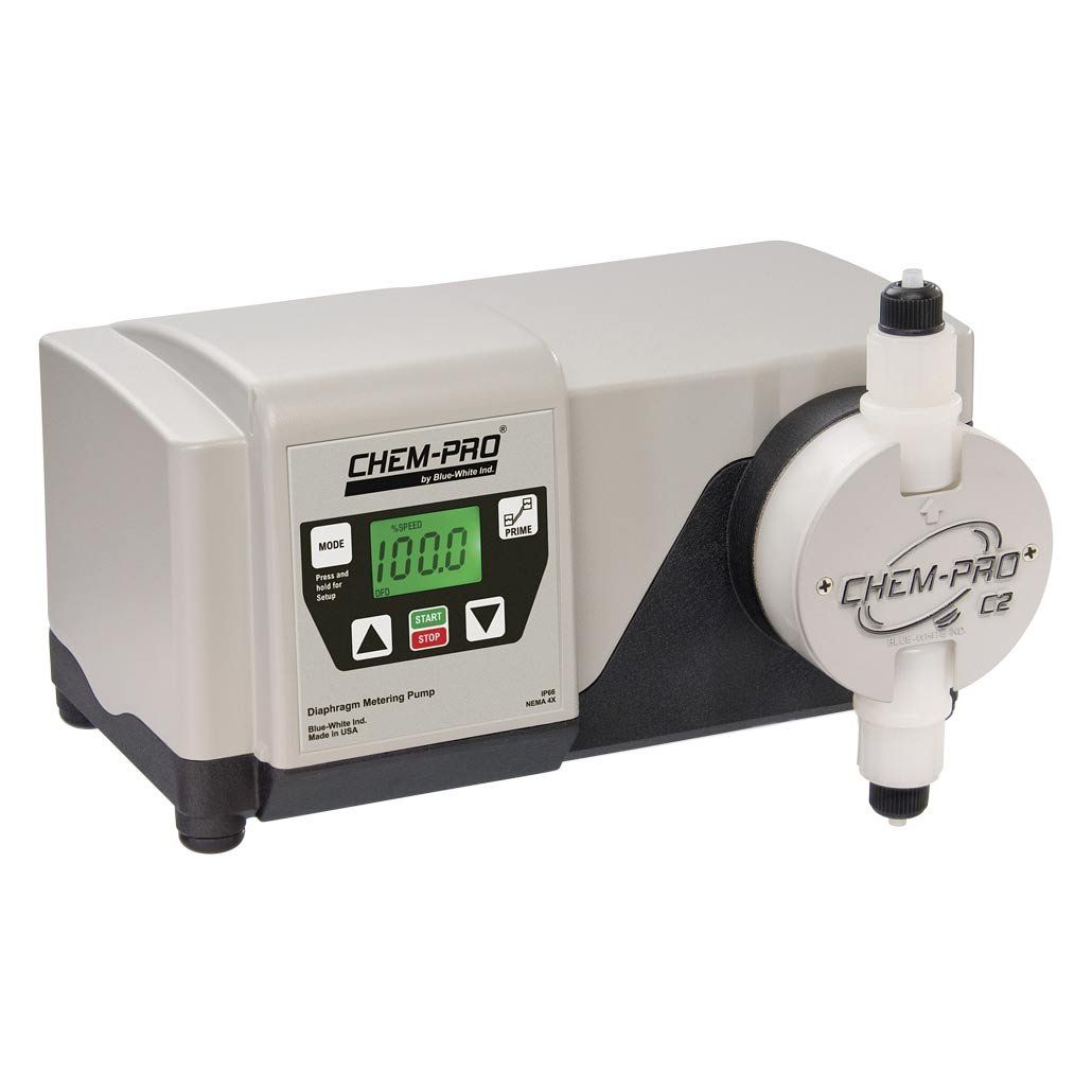 Blue-White CHEM-PRO® C2 DIAPHRAGM METERING PUMP