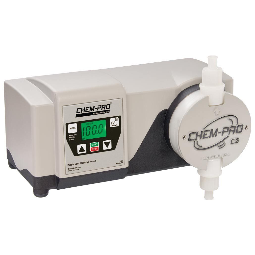 Blue-White CHEM-PRO® C3 DIAPHRAGM METERING PUMP