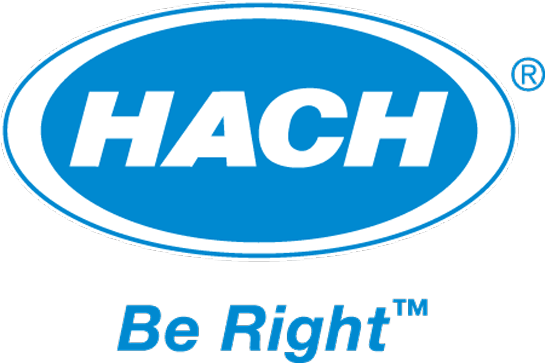 A blue and white hach be right logo
