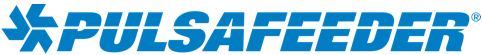 A blue and white logo for a company called pulssafeeven