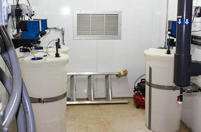 Interior photograph of our Mobile RO/DI Trailers