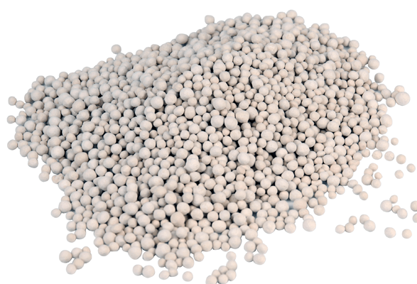 A pile of white balls on a white background.