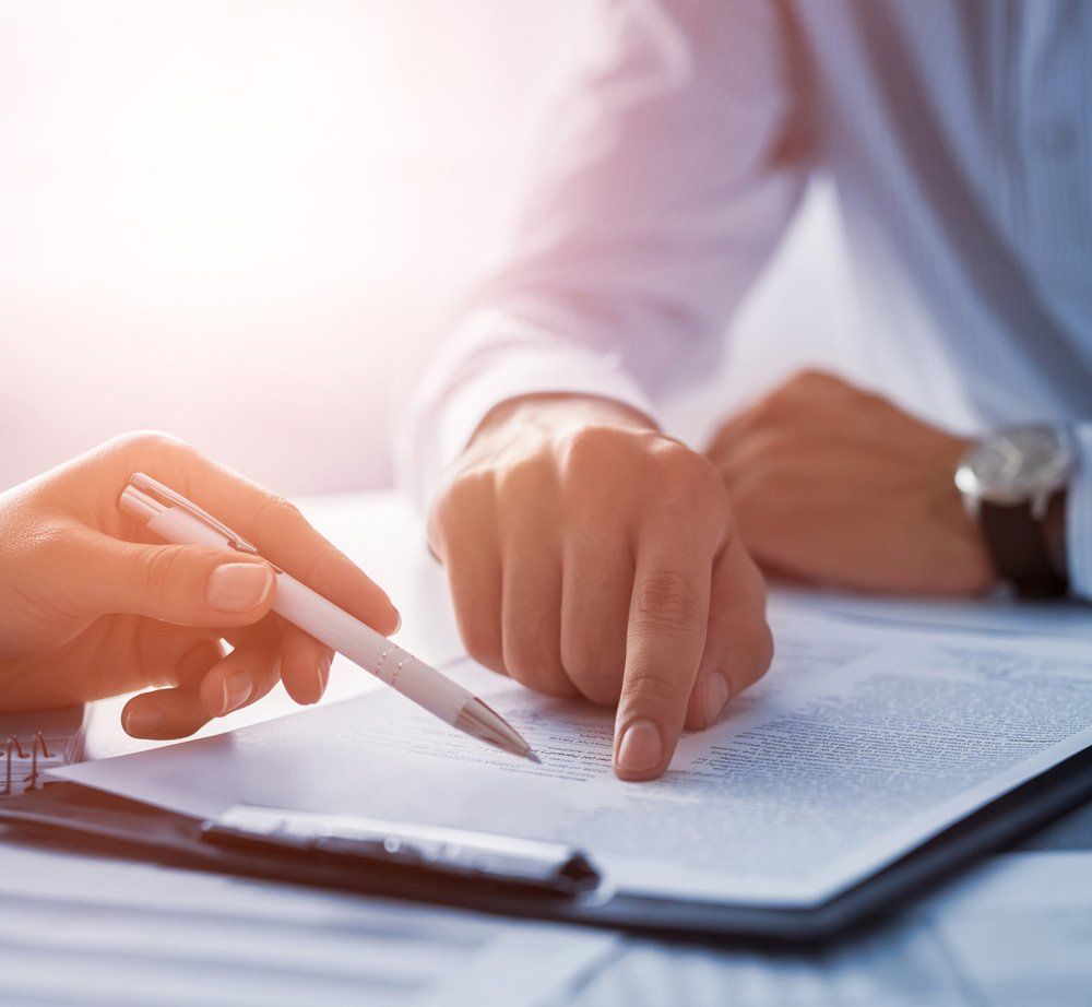 Discussing Documents — Merrick, NY — On Point Land Services Corporation Discussing Documents — Merrick, NY — On Point Land Services Corporation