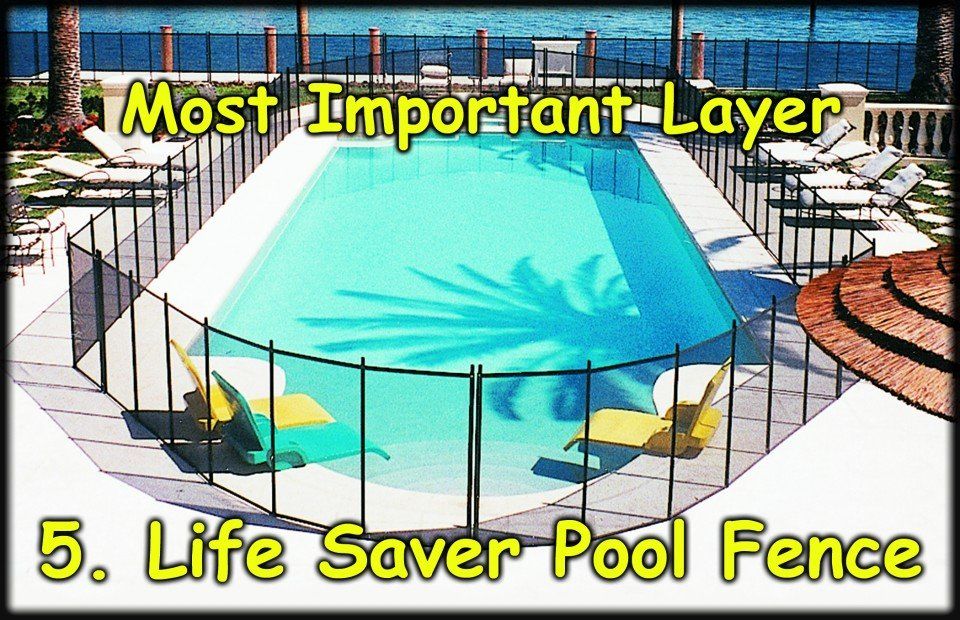 child safety pool fence