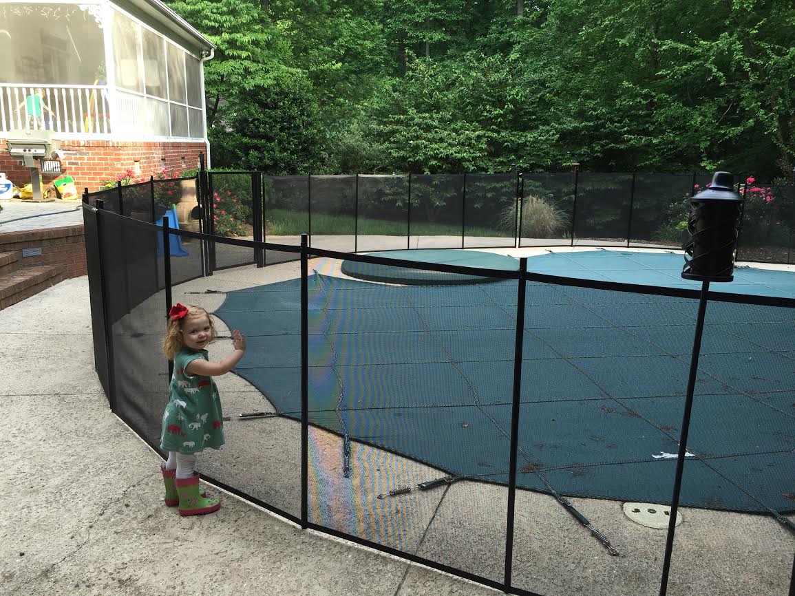 child safety pool fence