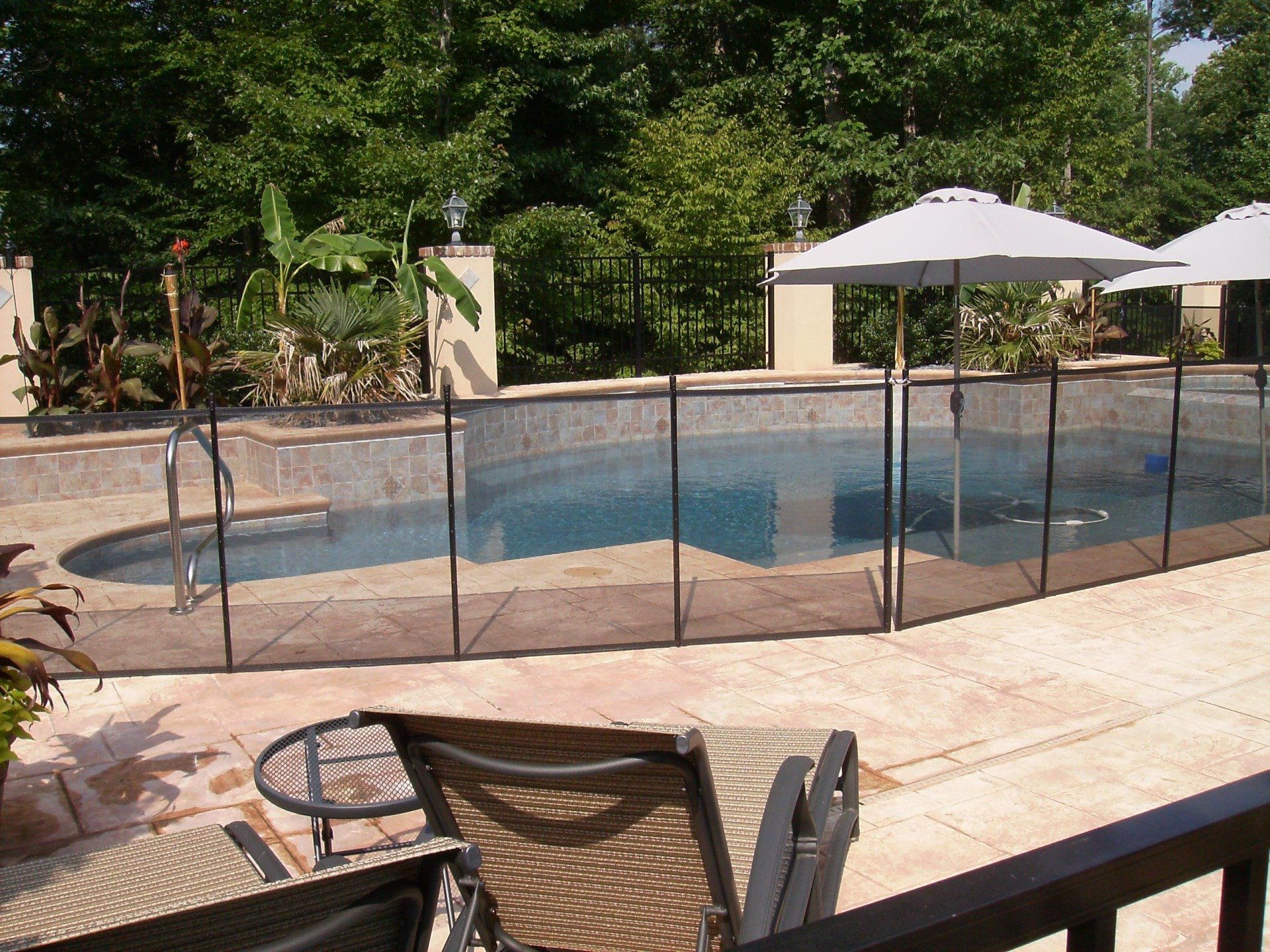 child safety pool fence