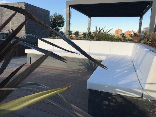 outdoor sofa angled