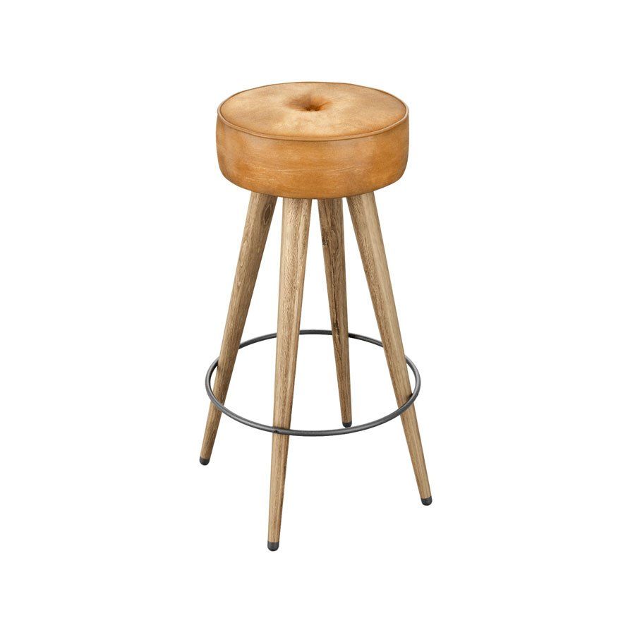 Vante High Stool Bruciato Tan Leather