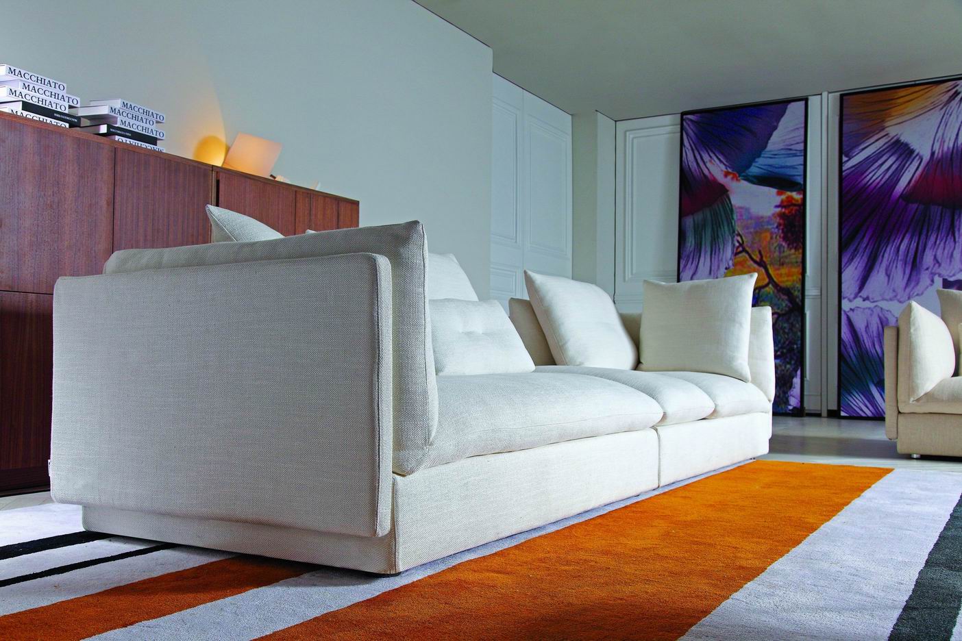 white sofa