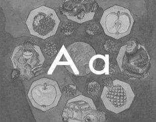 De voorgelezen letter A