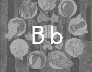 De voorgelezen letter B