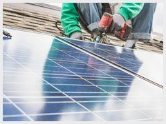Solar panel installation