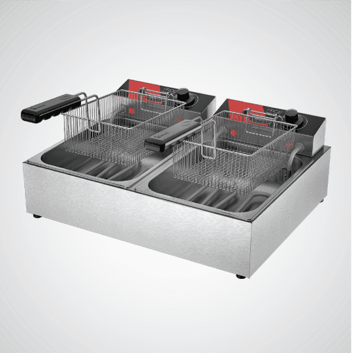 FRITADEIRA ELÉTRICA 2 CUBAS 6L