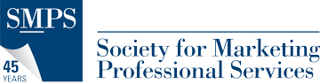 SMPS logo: Blue block with