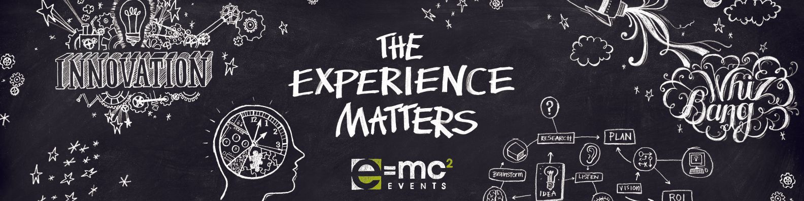 A blackboard with the words the experience matters written on it