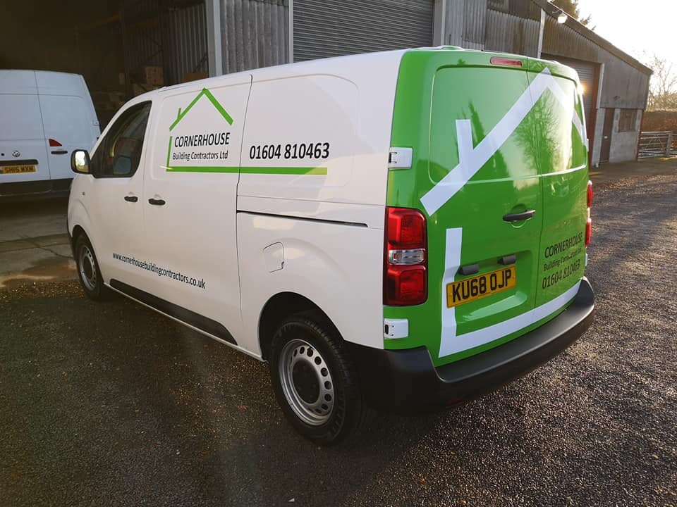 sprint graphics on Corner house VAN